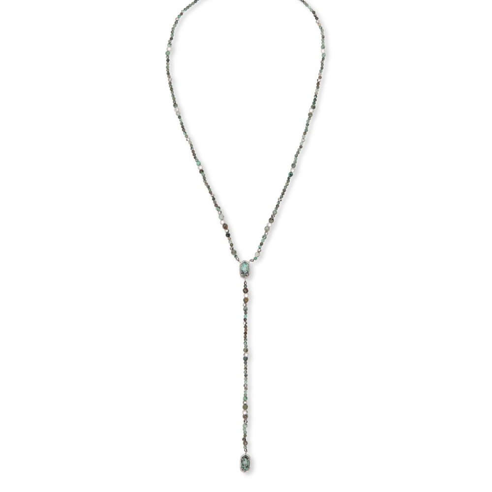 AUTH. Kendra Scott Bethany Stone Lariat Necklace